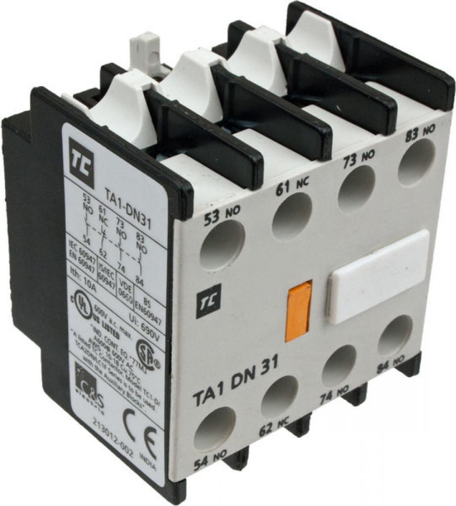 3 N/O- 1 N/C Aux. Contact<span class=' ItemWarning' style='display:block;'>Item is usually in stock, but we&#39;ll be in touch if there&#39;s a problem<br /></span>