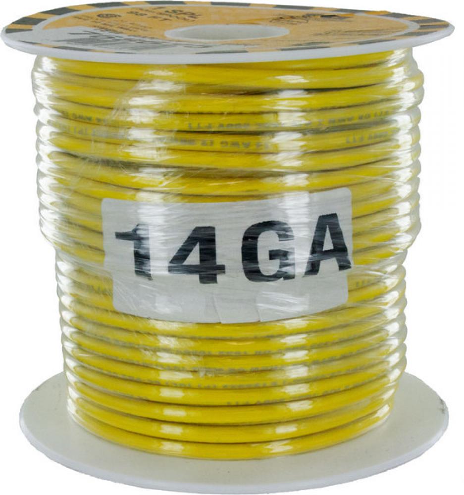 WIRE TEW 14GA YELLOW 30M 98FT<span class=' ItemWarning' style='display:block;'>Item is usually in stock, but we&#39;ll be in touch if there&#39;s a problem<br /></span>