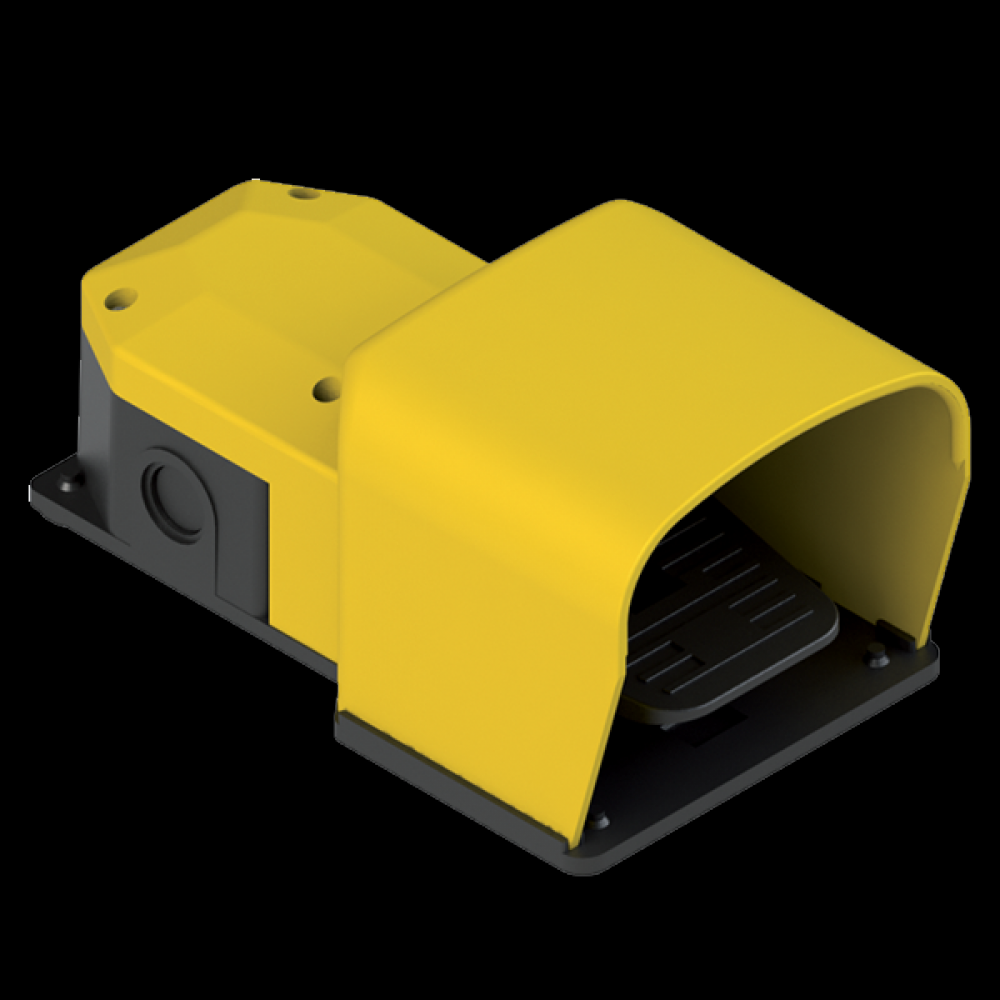 Foot Switch Shrouded With Safety Lever<span class=' ItemWarning' style='display:block;'>Item is usually in stock, but we&#39;ll be in touch if there&#39;s a problem<br /></span>