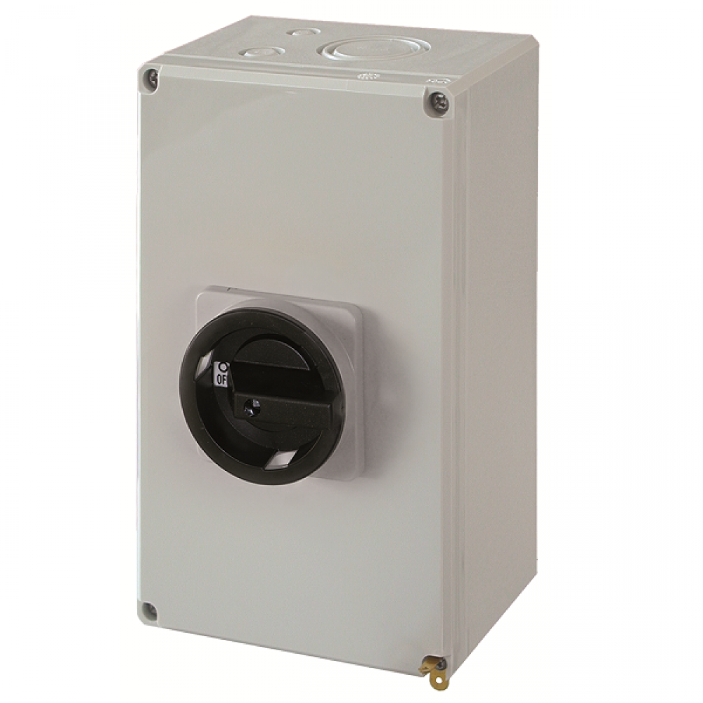 Isolator 3 Pole, 80A Grey Enclosure<span class=' ItemWarning' style='display:block;'>Item is usually in stock, but we&#39;ll be in touch if there&#39;s a problem<br /></span>