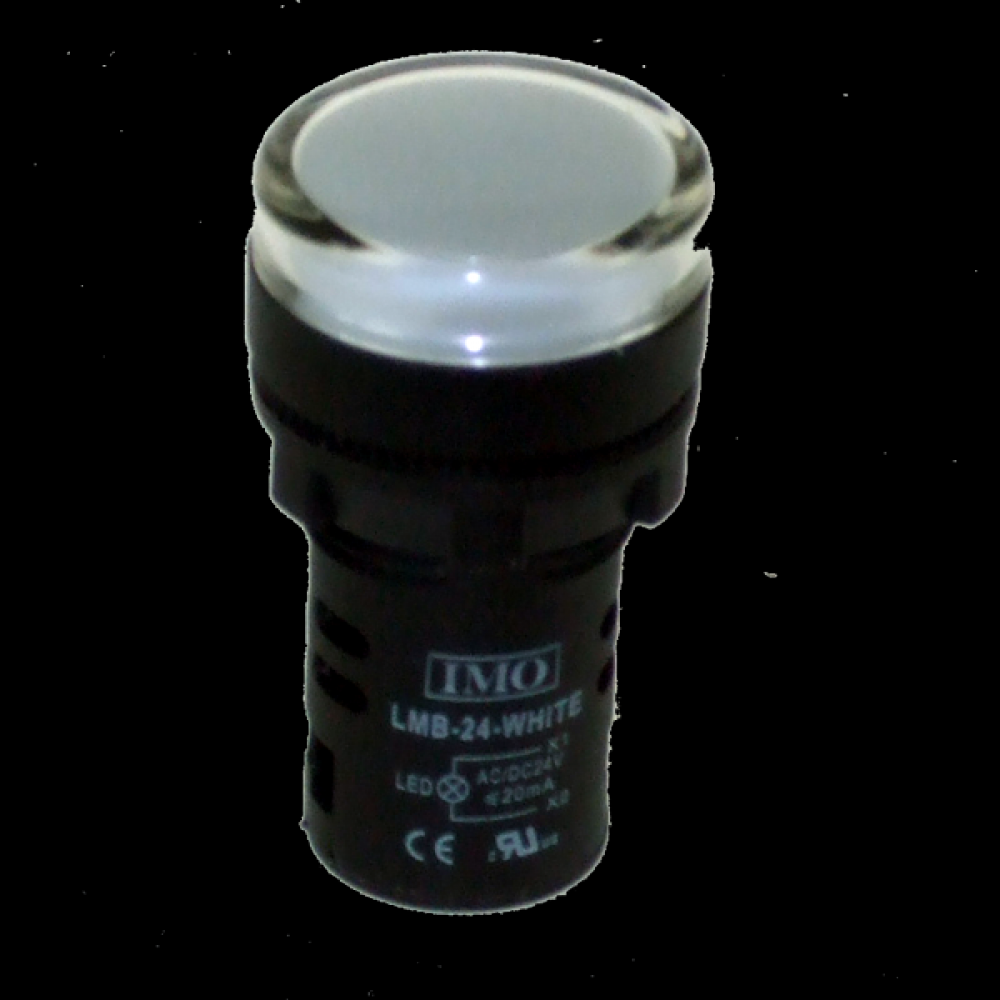 LED PILOT LIGHT 22MM WHITE<span class=' ItemWarning' style='display:block;'>Item is usually in stock, but we&#39;ll be in touch if there&#39;s a problem<br /></span>