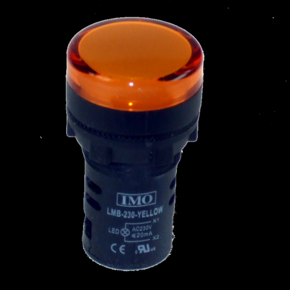 LED PILOT LIGHT 22MM YELLOW<span class=' ItemWarning' style='display:block;'>Item is usually in stock, but we&#39;ll be in touch if there&#39;s a problem<br /></span>
