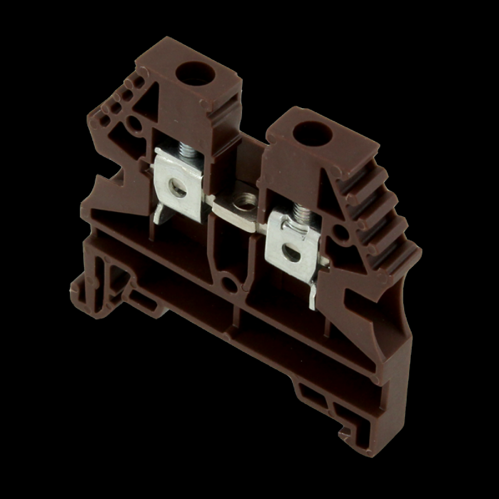 SCREW CLAMP TERM. 4MM BROWN<span class=' ItemWarning' style='display:block;'>Item is usually in stock, but we&#39;ll be in touch if there&#39;s a problem<br /></span>