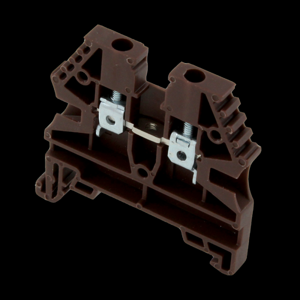 SCREW CLAMP TERM.2.5MM BROWN<span class=' ItemWarning' style='display:block;'>Item is usually in stock, but we&#39;ll be in touch if there&#39;s a problem<br /></span>