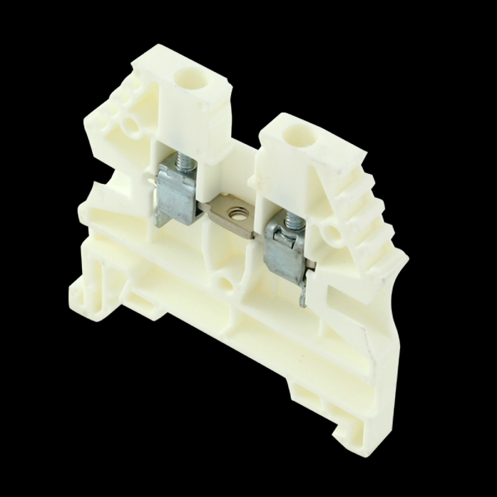 SCREW CLAMP TERM.2.5MM WHITE<span class=' ItemWarning' style='display:block;'>Item is usually in stock, but we&#39;ll be in touch if there&#39;s a problem<br /></span>