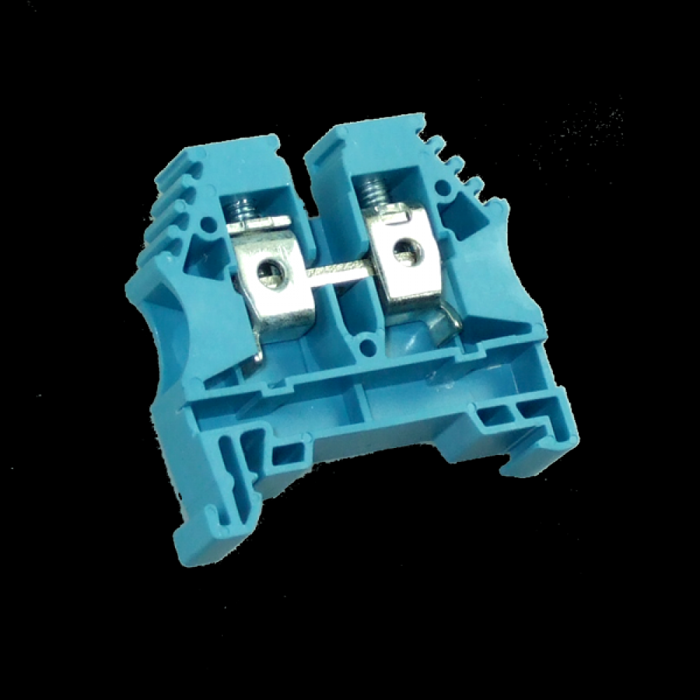 SCREW CLAMP TERM.4MM BLUE<span class=' ItemWarning' style='display:block;'>Item is usually in stock, but we&#39;ll be in touch if there&#39;s a problem<br /></span>