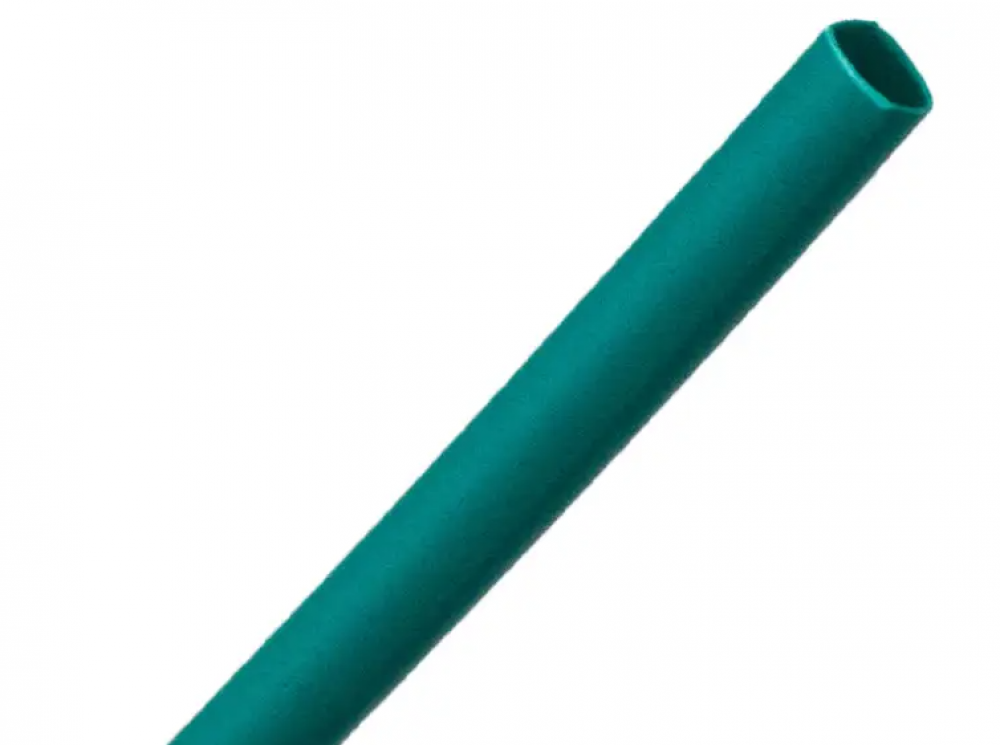 HEAT SHRINK THIN-WALL GREEN 1/4InchID X 4FT<span class=' ItemWarning' style='display:block;'>Item is usually in stock, but we&#39;ll be in touch if there&#39;s a problem<br /></span>
