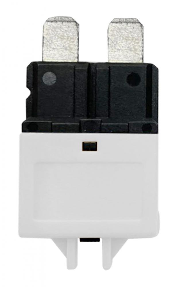 CIRCUIT BREAKER MANUAL RESET STANDARD BLADE 25A WHITE<span class=' ItemWarning' style='display:block;'>Item is usually in stock, but we&#39;ll be in touch if there&#39;s a problem<br /></span>