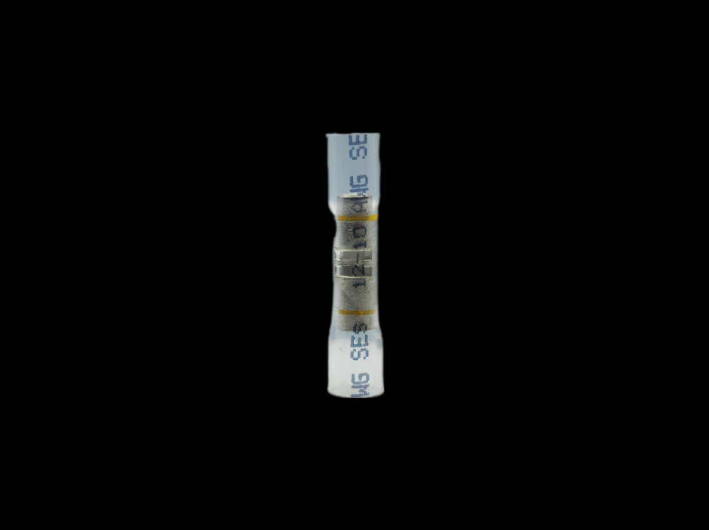 BUTT SPLICE CRIMP/SHRINK &#39;SEE-THRU&#39; 12-10GA 25PK<span class=' ItemWarning' style='display:block;'>Item is usually in stock, but we&#39;ll be in touch if there&#39;s a problem<br /></span>