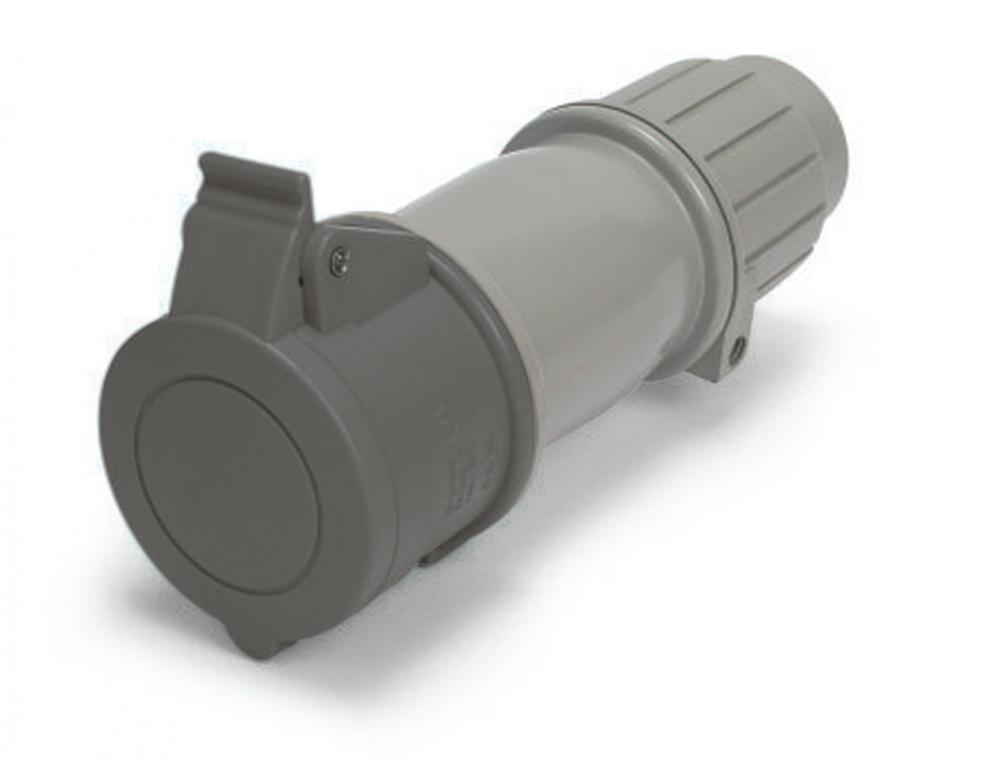 IP44 CONNECTOR 20A  3phase 600VAC  3P 4W  SPLASHPROOF<span class=' ItemWarning' style='display:block;'>Item is usually in stock, but we&#39;ll be in touch if there&#39;s a problem<br /></span>