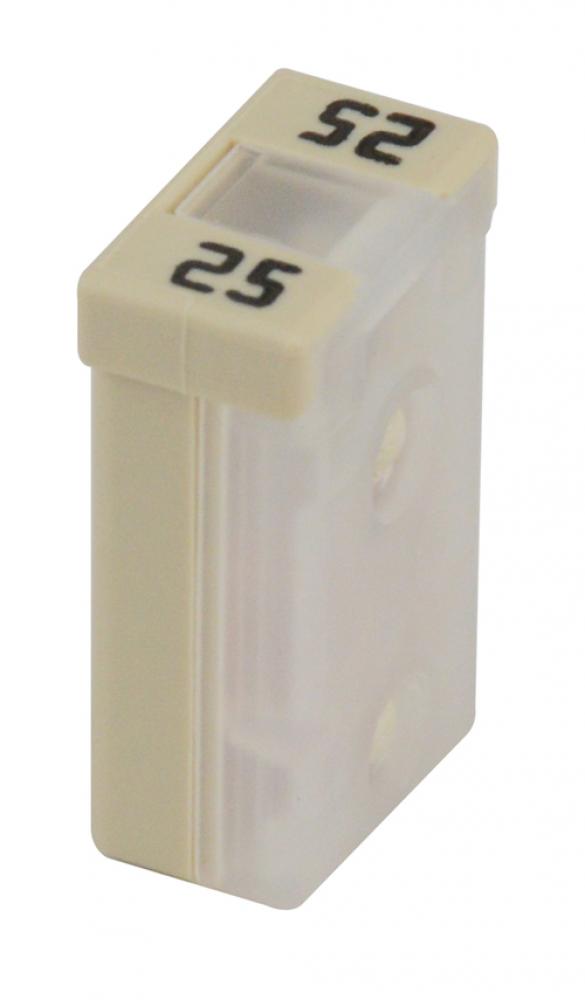 FUSE FEMALE LINK &#39;M&#39;-TYPE 25A WHITE NON-SLOTTED<span class=' ItemWarning' style='display:block;'>Item is usually in stock, but we&#39;ll be in touch if there&#39;s a problem<br /></span>