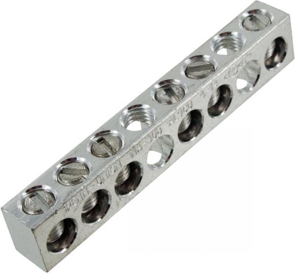 Aluminum Neutral bar, Tin Plated, 14-4 awg Copper and Aluminum, 6 circuits<span class=' ItemWarning' style='display:block;'>Item is usually in stock, but we&#39;ll be in touch if there&#39;s a problem<br /></span>