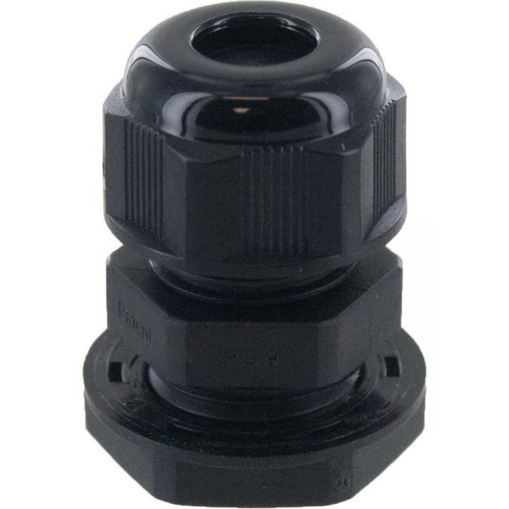 DOME CONN Pg9  .15-.32in  BLACK c/w O-ring and locknut<span class=' ItemWarning' style='display:block;'>Item is usually in stock, but we&#39;ll be in touch if there&#39;s a problem<br /></span>