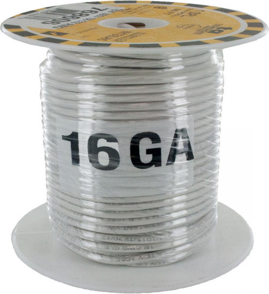 WIRE TEW 16GA WHITE 30M 98FT<span class=' ItemWarning' style='display:block;'>Item is usually in stock, but we&#39;ll be in touch if there&#39;s a problem<br /></span>