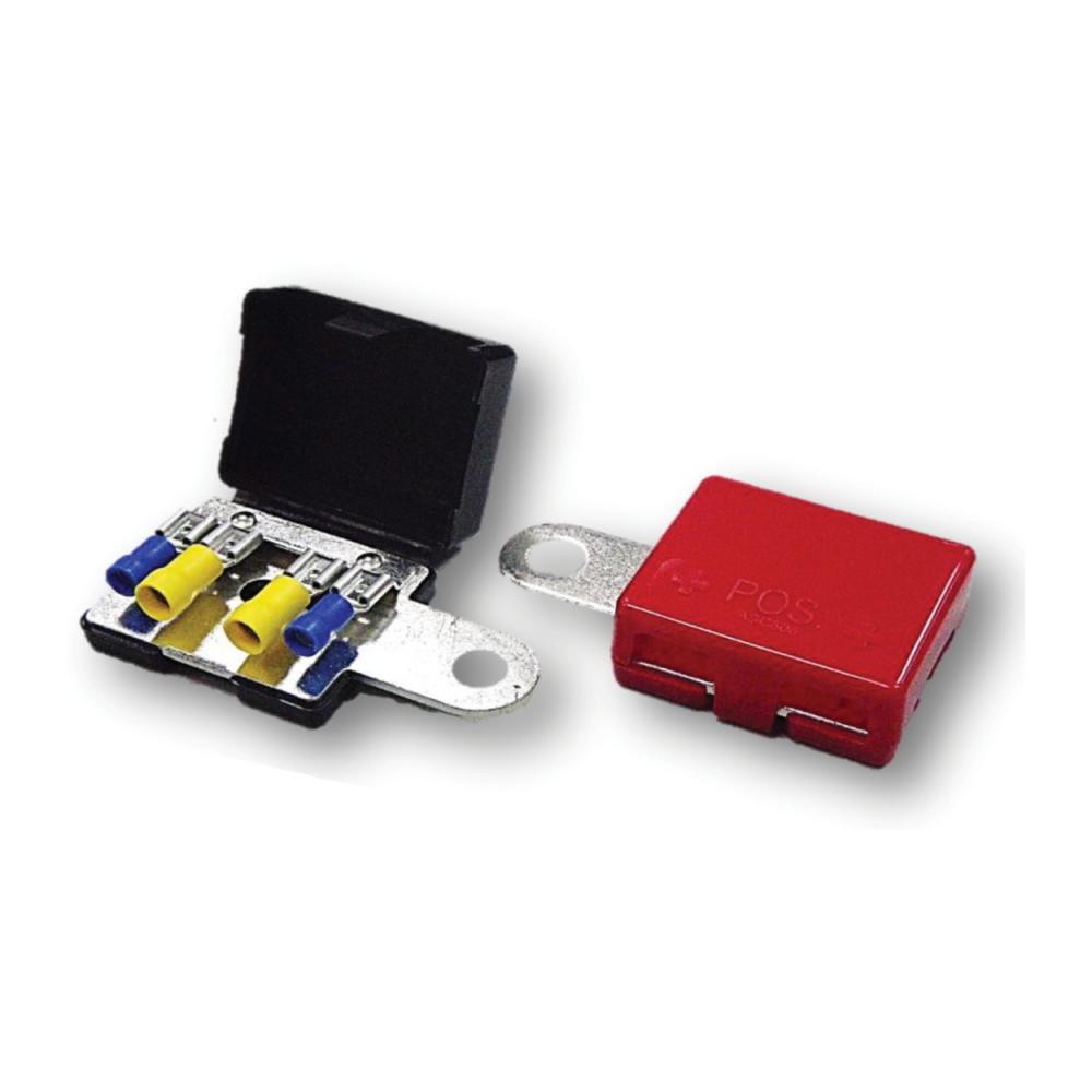 BATTERY TERMINAL MULTI-CONNECTION POSITIVE/RED<span class=' ItemWarning' style='display:block;'>Item is usually in stock, but we&#39;ll be in touch if there&#39;s a problem<br /></span>