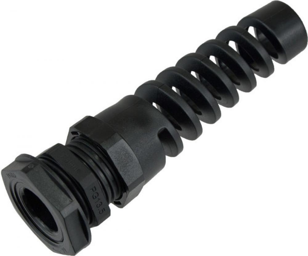 FLEX CONNECTOR PG 13  .19-.35in  BLACK c/w O-ring and locknut<span class=' ItemWarning' style='display:block;'>Item is usually in stock, but we&#39;ll be in touch if there&#39;s a problem<br /></span>