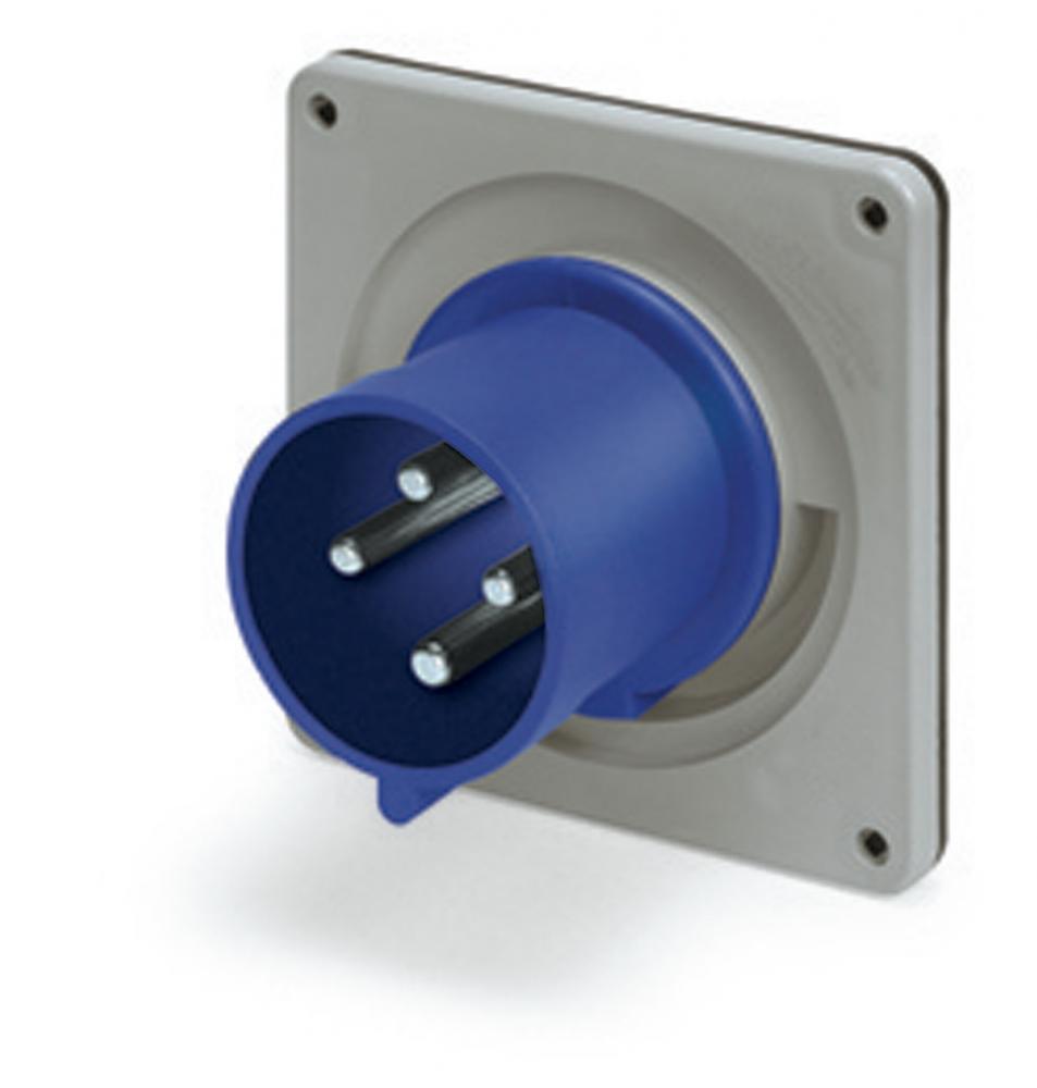 IP44 INLET 30A  3phase delta 250VAC  3P 4W  SPLASHPROOF<span class=' ItemWarning' style='display:block;'>Item is usually in stock, but we&#39;ll be in touch if there&#39;s a problem<br /></span>