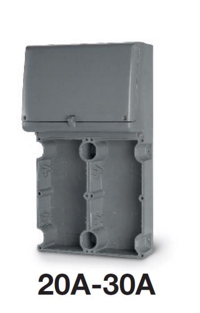 MODULAR BASES 20-30A TWO SOCKET C/W CONSUMER UNIT<span class=' ItemWarning' style='display:block;'>Item is usually in stock, but we&#39;ll be in touch if there&#39;s a problem<br /></span>