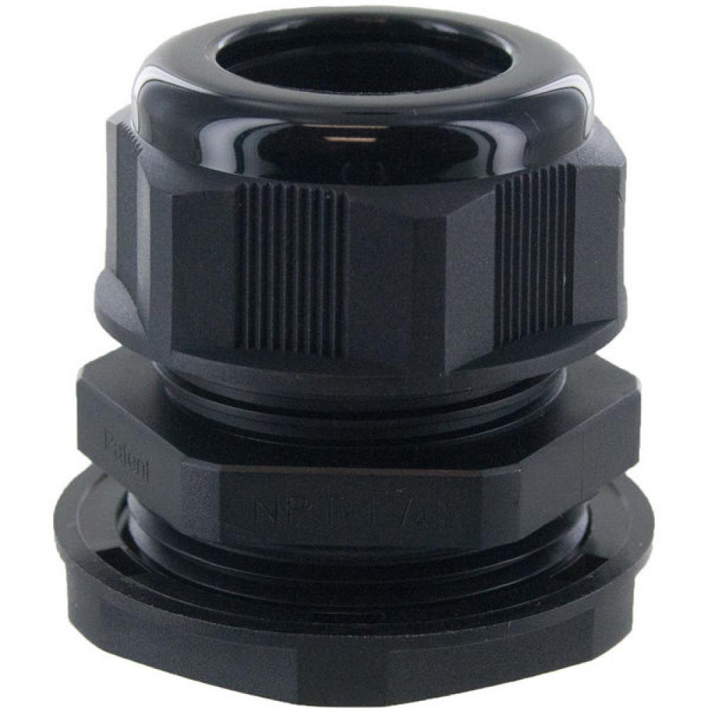 DOME CONN 1.25in NPT  .70-.98in  BLACK c/w O-ring and locknut<span class=' ItemWarning' style='display:block;'>Item is usually in stock, but we&#39;ll be in touch if there&#39;s a problem<br /></span>