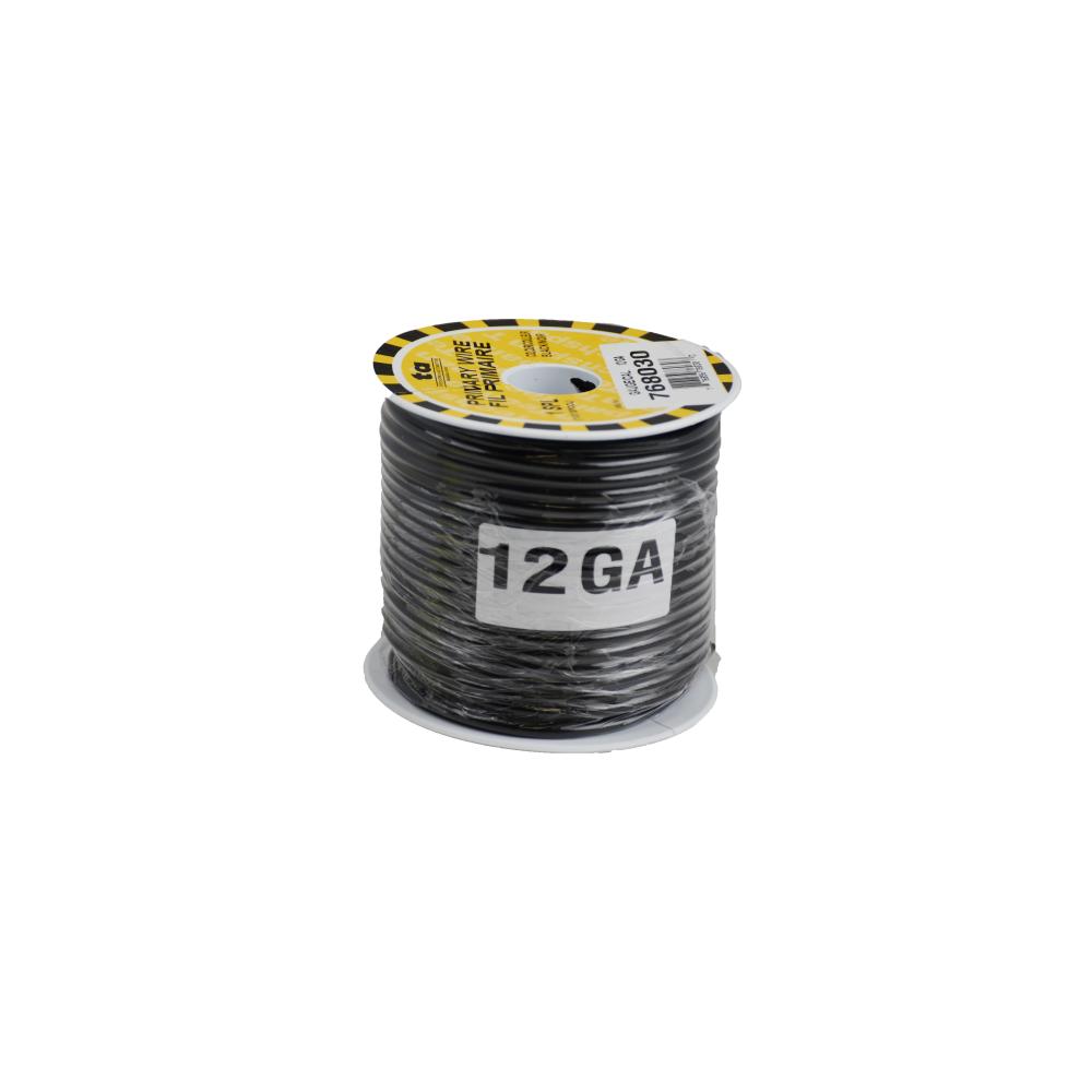 WIRE GPT 12GA BLACK 100FT<span class=' ItemWarning' style='display:block;'>Item is usually in stock, but we&#39;ll be in touch if there&#39;s a problem<br /></span>