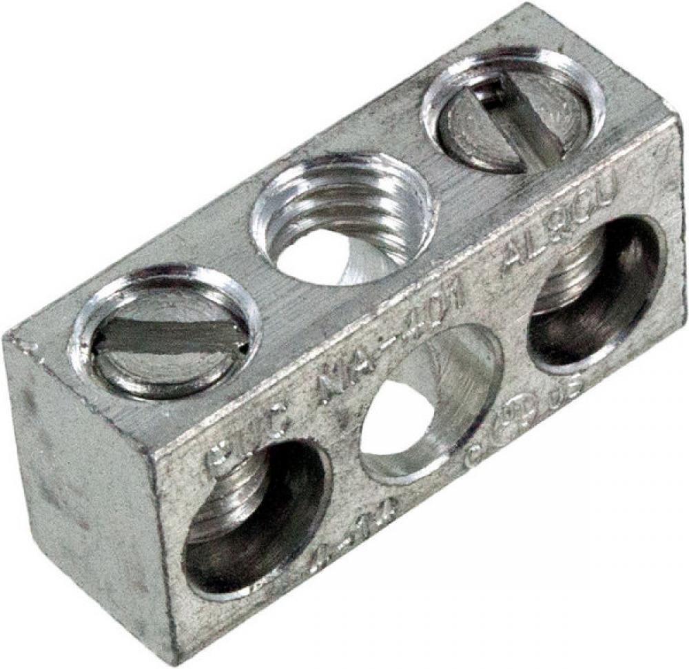 Aluminum Neutral bar, Tin Plated, 14-4 awg Copper and Aluminum, 2 circuits<span class=' ItemWarning' style='display:block;'>Item is usually in stock, but we&#39;ll be in touch if there&#39;s a problem<br /></span>