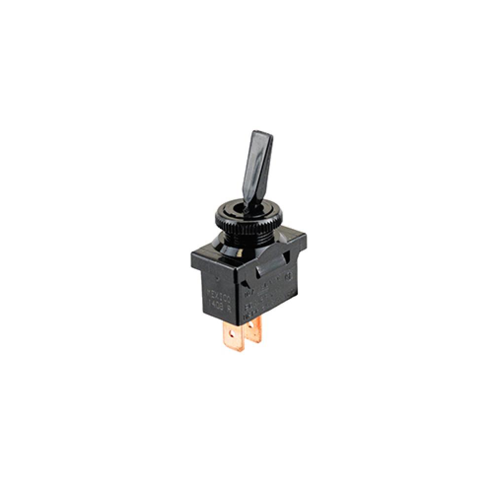 Switch Toggle On Off Spst Flat Lever 20A<span class=' ItemWarning' style='display:block;'>Item is usually in stock, but we&#39;ll be in touch if there&#39;s a problem<br /></span>