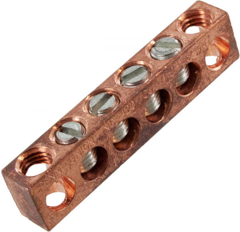 Copper Neutral bar, 14-4 awg Copper Only, 4 circuits<span class=' ItemWarning' style='display:block;'>Item is usually in stock, but we&#39;ll be in touch if there&#39;s a problem<br /></span>