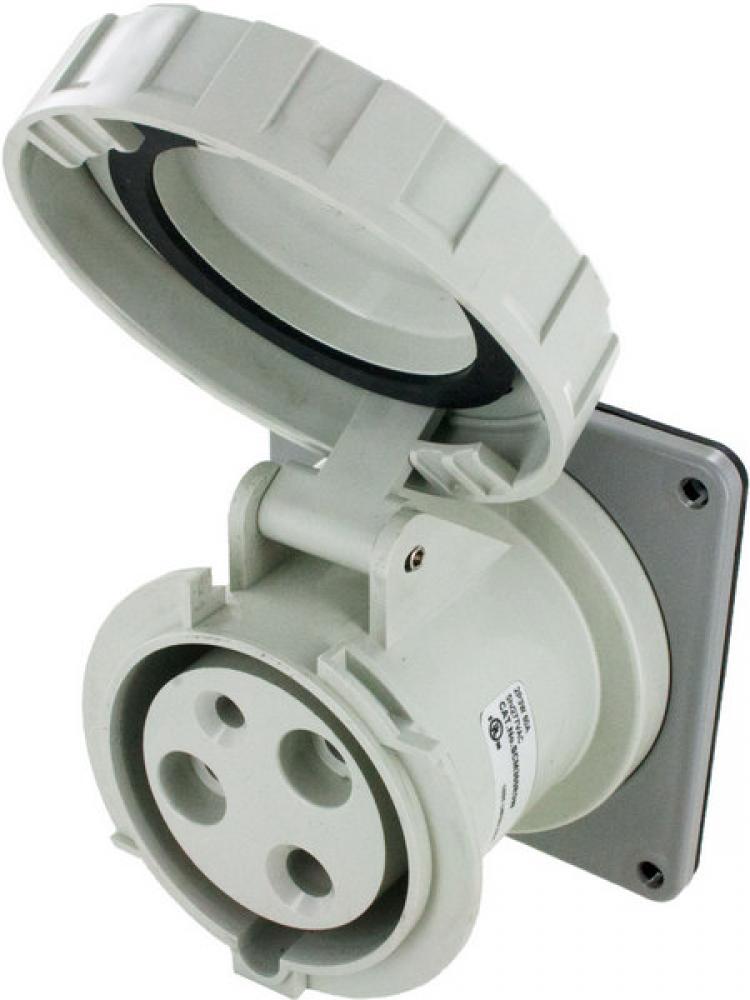 IP67 RECEPTACLE 60A  277VAC  2P 3W  WATERTIGHT<span class=' ItemWarning' style='display:block;'>Item is usually in stock, but we&#39;ll be in touch if there&#39;s a problem<br /></span>
