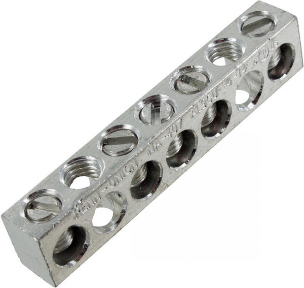 Aluminum Neutral bar, Tin Plated, 14-4 awg Copper and Aluminum, 5 circuits<span class=' ItemWarning' style='display:block;'>Item is usually in stock, but we&#39;ll be in touch if there&#39;s a problem<br /></span>