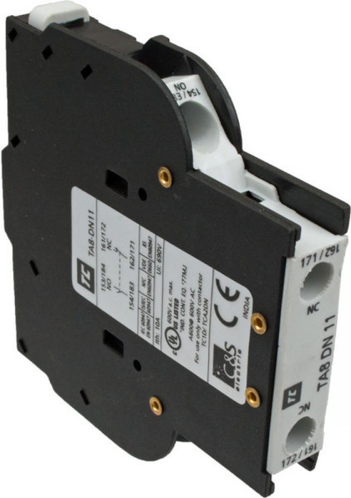 1N/C - 1N/O Aux. Cnct Side mnt.<span class=' ItemWarning' style='display:block;'>Item is usually in stock, but we&#39;ll be in touch if there&#39;s a problem<br /></span>