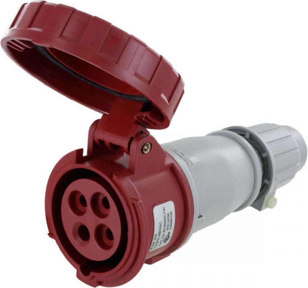 IP67 CONNECTOR 20A  3phase 480VAC  3P 4W  WATERTIGHT<span class=' ItemWarning' style='display:block;'>Item is usually in stock, but we&#39;ll be in touch if there&#39;s a problem<br /></span>