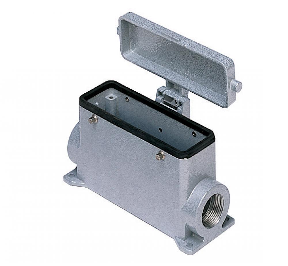 SURFACE MOUNTING BASE - 24P+Ground    FOUR PEGS & COVER  SINGLE PORT  NPT 3/4<span class=' ItemWarning' style='display:block;'>Item is usually in stock, but we&#39;ll be in touch if there&#39;s a problem<br /></span>