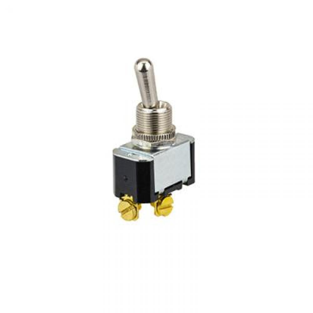 Switch Toggle Off (On) Spst Bat Toggle 6A<span class=' ItemWarning' style='display:block;'>Item is usually in stock, but we&#39;ll be in touch if there&#39;s a problem<br /></span>