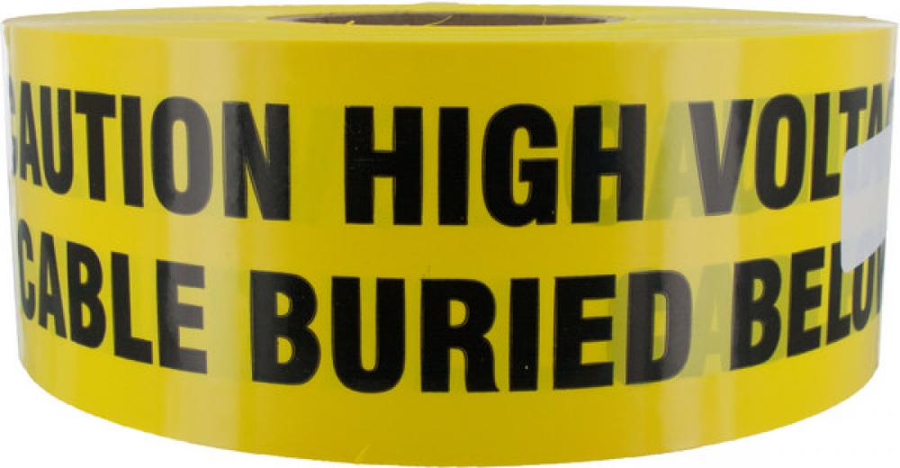 NSM CAUTION Buried High Voltage Line Below 3Inchx1000FT Yellow<span class=' ItemWarning' style='display:block;'>Item is usually in stock, but we&#39;ll be in touch if there&#39;s a problem<br /></span>