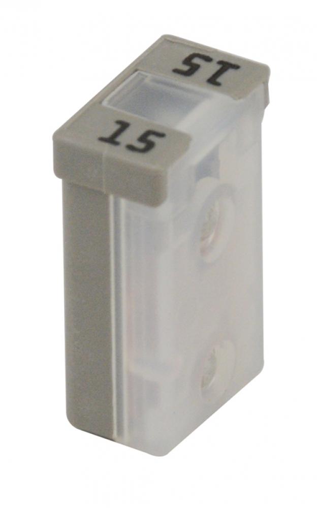FUSE FEMALE LINK &#39;M&#39;-TYPE 15A GREY NON-SLOTTED<span class=' ItemWarning' style='display:block;'>Item is usually in stock, but we&#39;ll be in touch if there&#39;s a problem<br /></span>