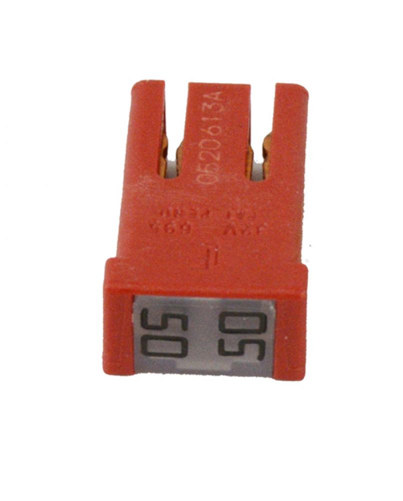 FUSE FEMALE LINK &#39;M&#39;-TYPE 50A RED SLOTTED<span class=' ItemWarning' style='display:block;'>Item is usually in stock, but we&#39;ll be in touch if there&#39;s a problem<br /></span>