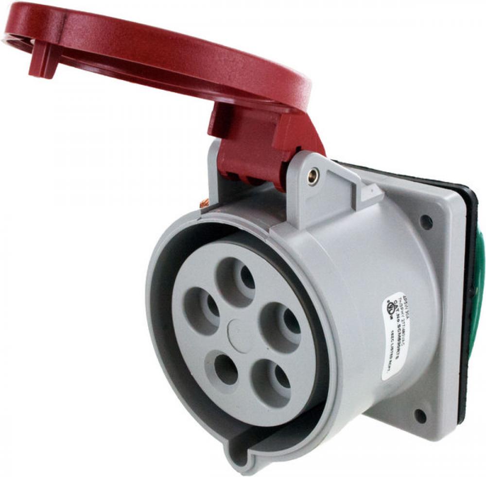 IP44 INLET 30A  3phase delta 277/480VAC  4P 5W  SPLASHPROOF<span class=' ItemWarning' style='display:block;'>Item is usually in stock, but we&#39;ll be in touch if there&#39;s a problem<br /></span>