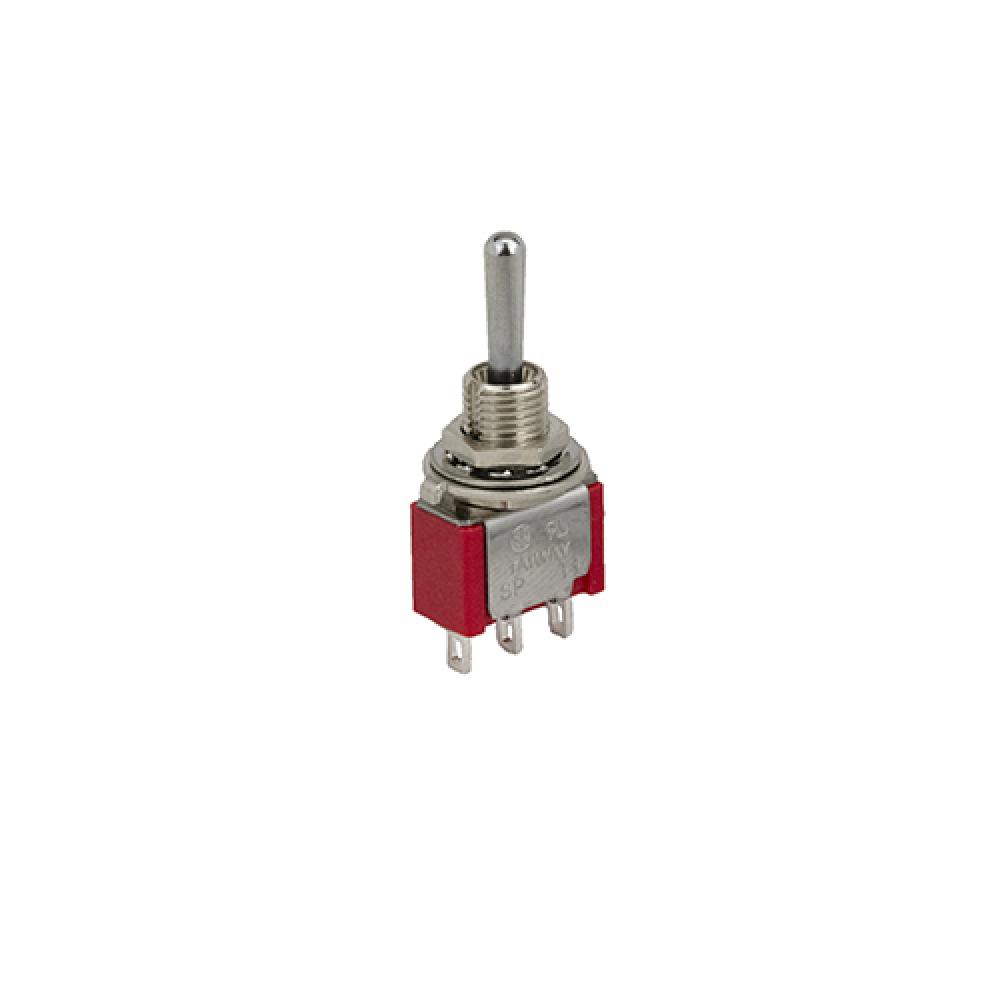 Switch Toggle On Off On Spdt Bat Toggle 5A<span class=' ItemWarning' style='display:block;'>Item is usually in stock, but we&#39;ll be in touch if there&#39;s a problem<br /></span>