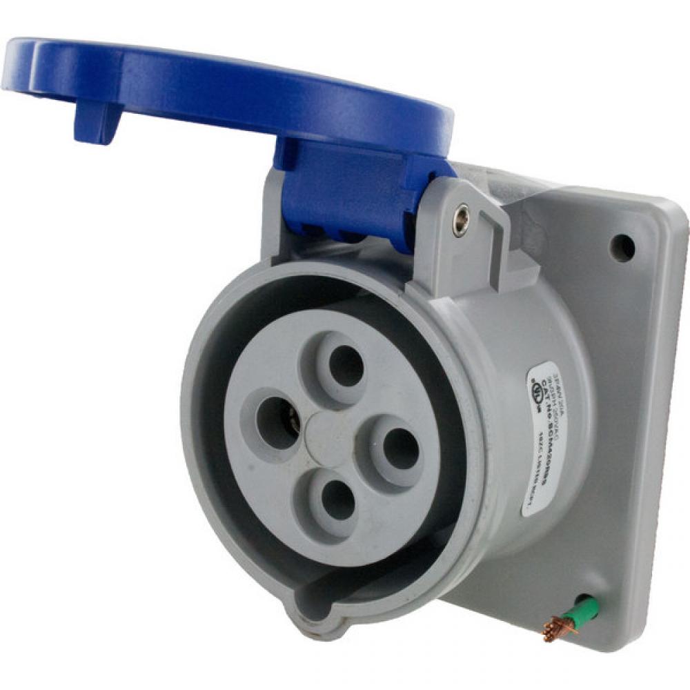 IP44 RECEPTACLE 20A  3phase delta 250VAC  3P 4W  SPLASHPROOF<span class=' ItemWarning' style='display:block;'>Item is usually in stock, but we&#39;ll be in touch if there&#39;s a problem<br /></span>