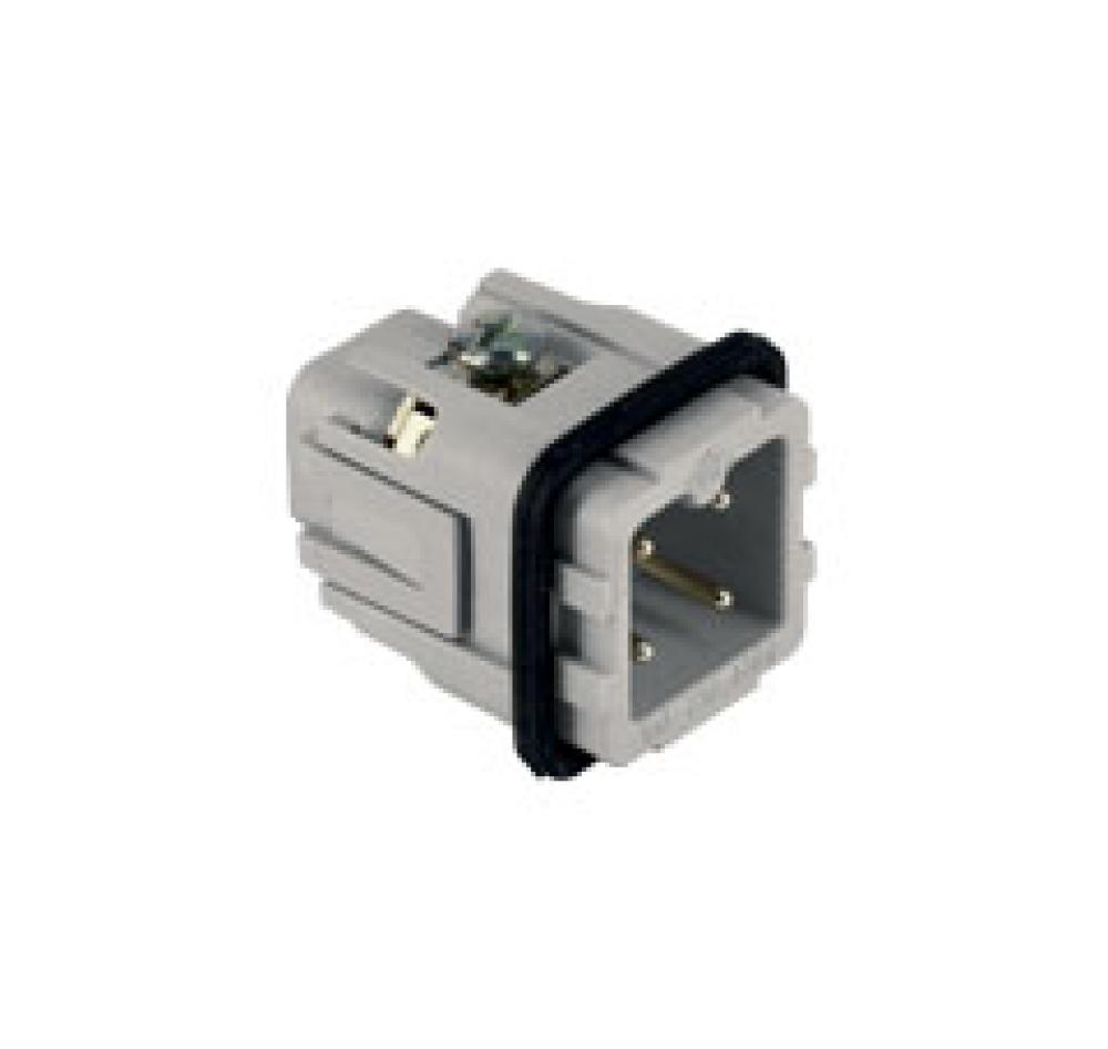 MALE INSERT - SCREW TERMINAL  3P+Ground  10A MAX - 250V  WHITE<span class=' ItemWarning' style='display:block;'>Item is usually in stock, but we&#39;ll be in touch if there&#39;s a problem<br /></span>