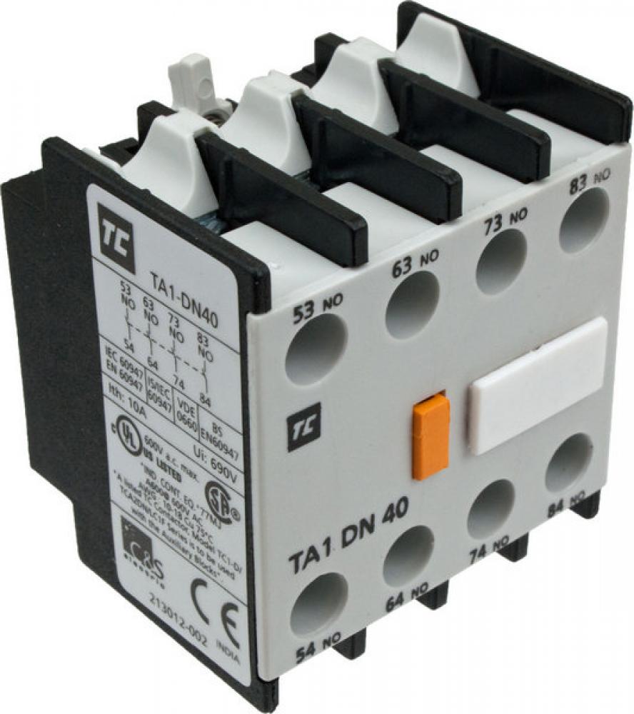 4 x N/O Aux. Contact<span class=' ItemWarning' style='display:block;'>Item is usually in stock, but we&#39;ll be in touch if there&#39;s a problem<br /></span>