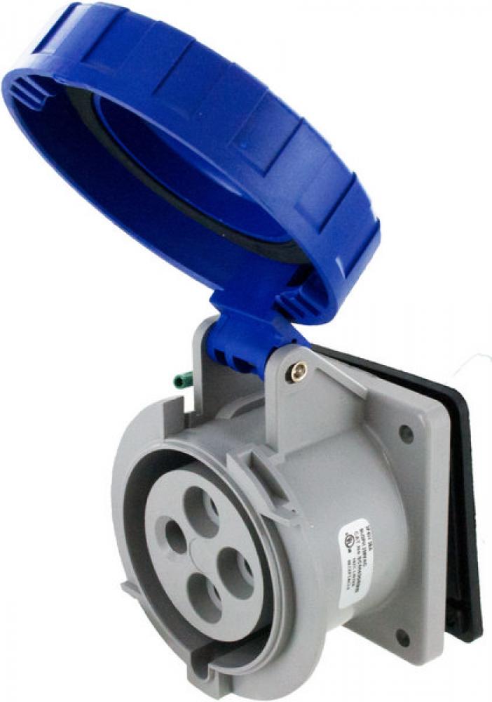IP67 RECEPTACLE 30A  3phase 250VAC  3P 4W  WATERTIGHT<span class=' ItemWarning' style='display:block;'>Item is usually in stock, but we&#39;ll be in touch if there&#39;s a problem<br /></span>