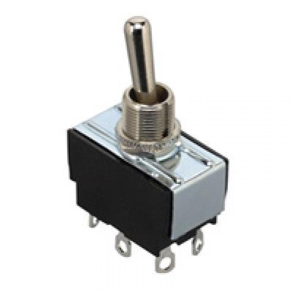 Switch Toggle On (On) Dpdt Bat Toggle Solder 6A<span class=' ItemWarning' style='display:block;'>Item is usually in stock, but we&#39;ll be in touch if there&#39;s a problem<br /></span>