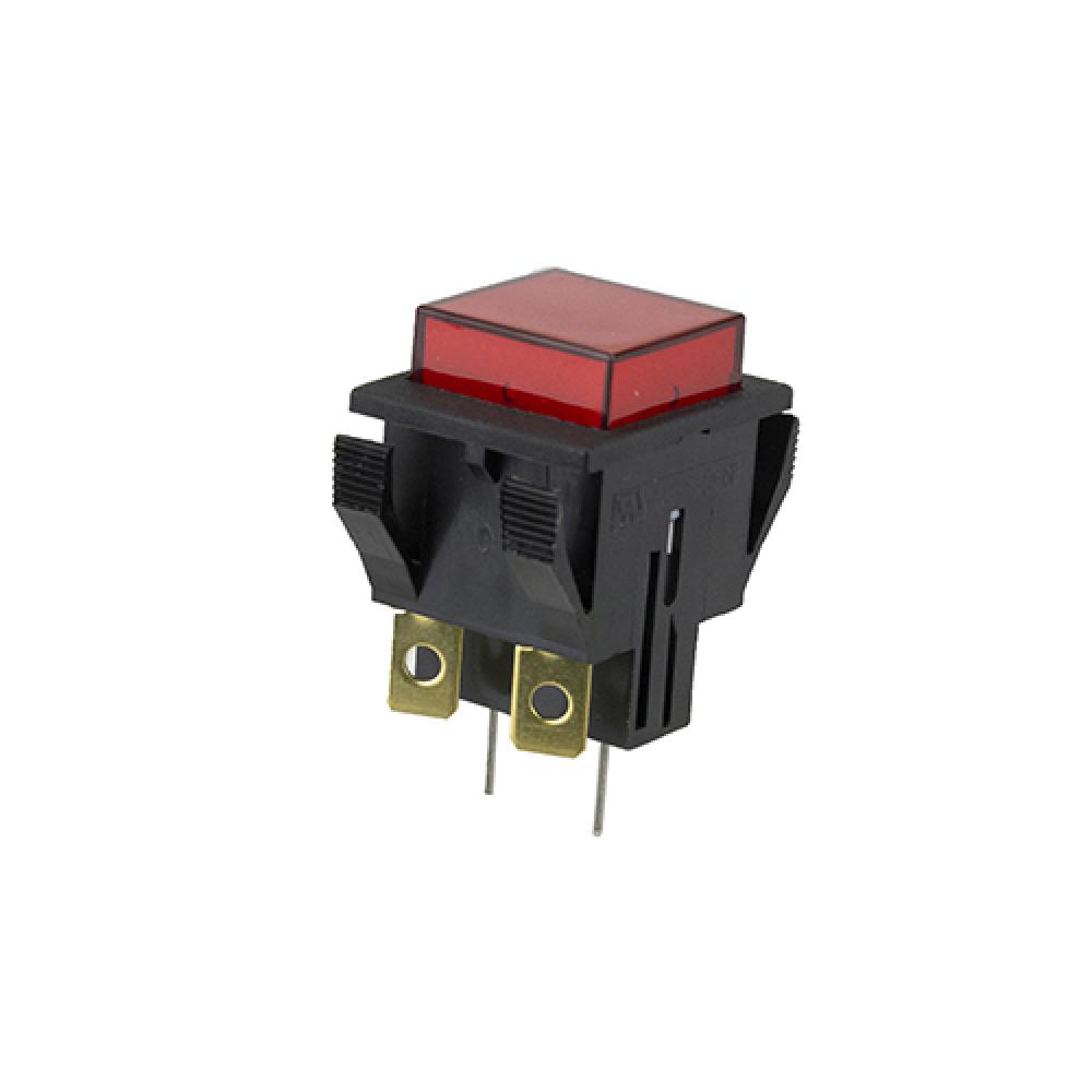 Switch Push Button On Off Spst Square Red 10A<span class=' ItemWarning' style='display:block;'>Item is usually in stock, but we&#39;ll be in touch if there&#39;s a problem<br /></span>