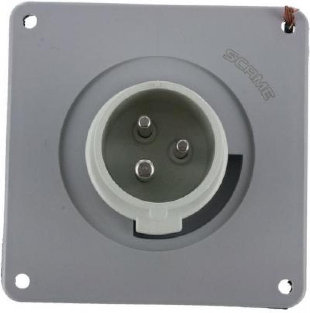 IP44 INLET 20A  277VAC  2P 3W  SPLASHPROOF<span class=' ItemWarning' style='display:block;'>Item is usually in stock, but we&#39;ll be in touch if there&#39;s a problem<br /></span>