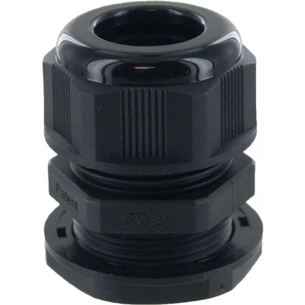 DOME CONN Pg21  .51-.71in  BLACK c/w O-ring and locknut<span class=' ItemWarning' style='display:block;'>Item is usually in stock, but we&#39;ll be in touch if there&#39;s a problem<br /></span>