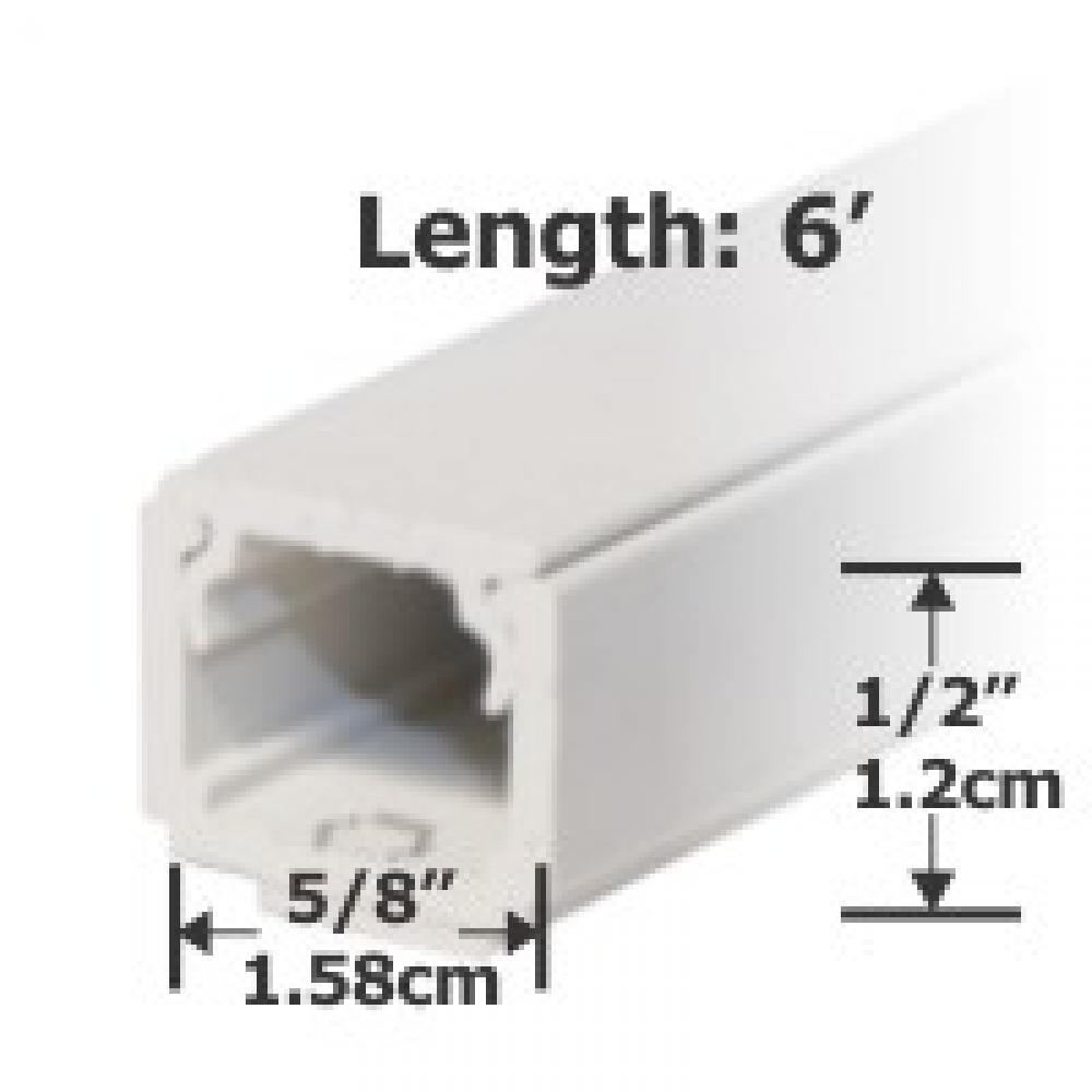1/2Inch WHITE RACEWAY<span class=' ItemWarning' style='display:block;'>Item is usually in stock, but we&#39;ll be in touch if there&#39;s a problem<br /></span>