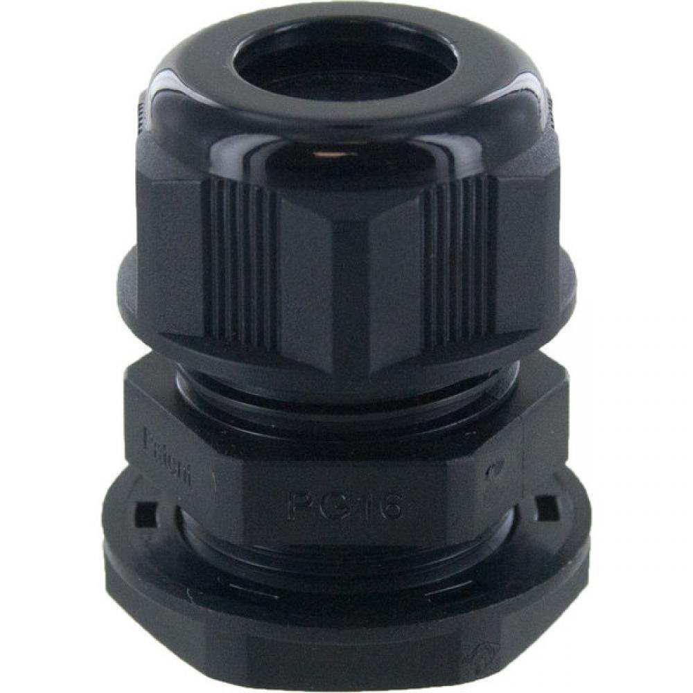 DOME CONN Pg16  .39-.56in  BLACK c/w O-ring and locknut<span class=' ItemWarning' style='display:block;'>Item is usually in stock, but we&#39;ll be in touch if there&#39;s a problem<br /></span>