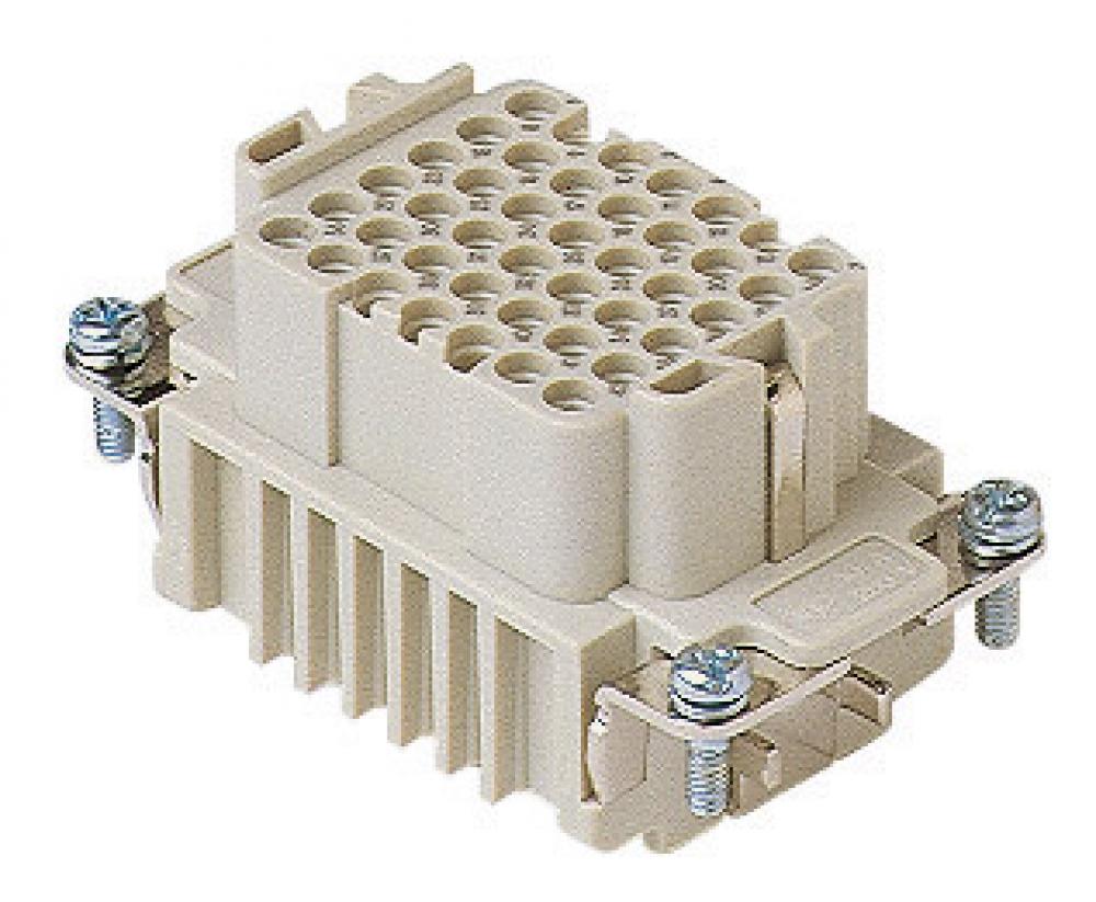 FEMALE INSERT - 42P+Ground  10A MAX - 250V  CRIMP TERMINAL<span class=' ItemWarning' style='display:block;'>Item is usually in stock, but we&#39;ll be in touch if there&#39;s a problem<br /></span>