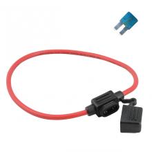 Techspan 666268 - FUSE HOLDER INLINE MICRO BLADE 12GA RED W/COVER